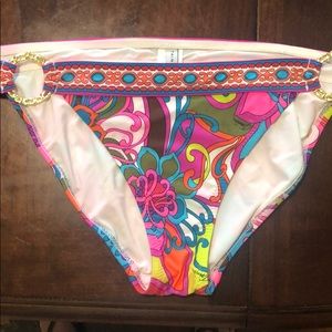 Trina Turk!  Multicolor bikini bottom! Size 10